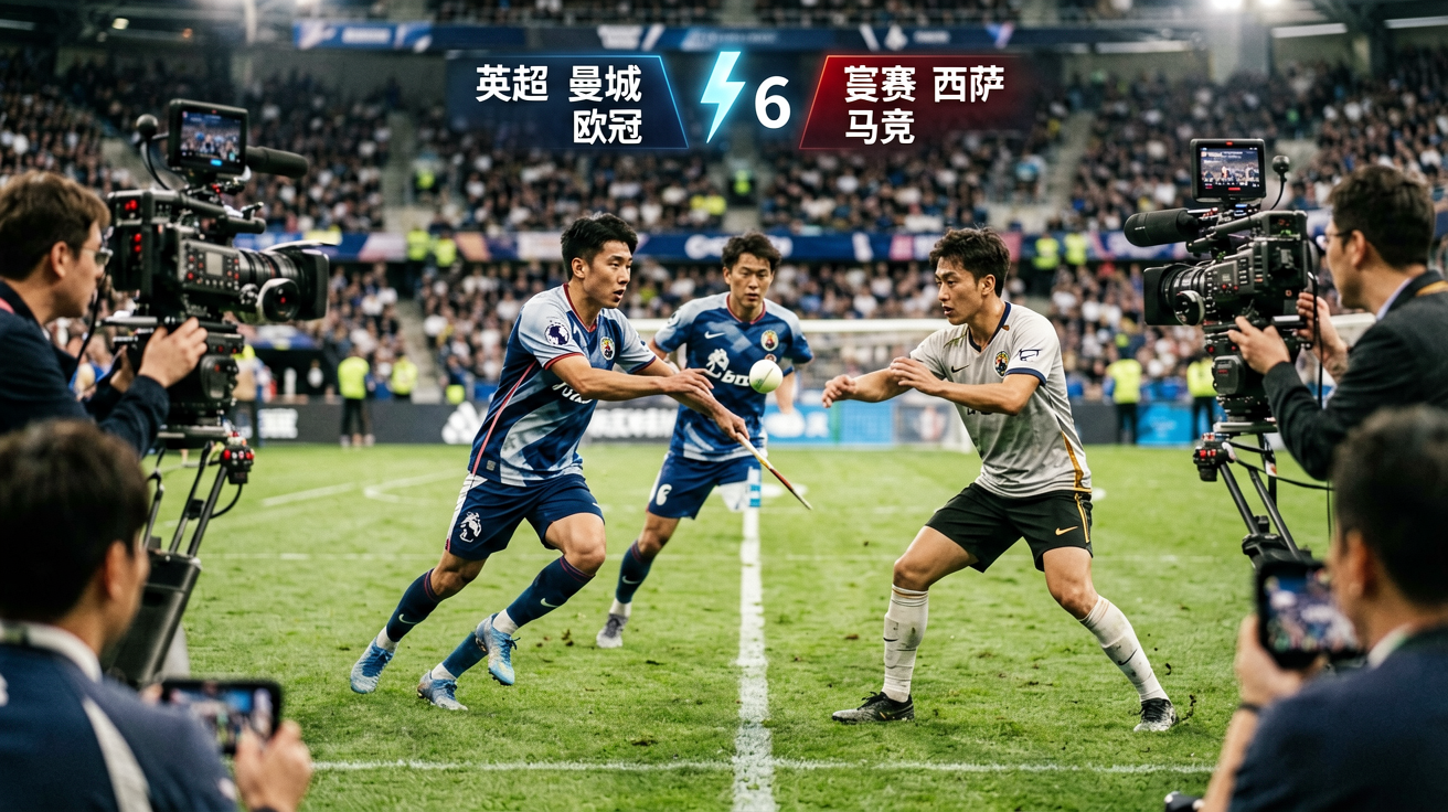 斗球直播画面、比分弹窗、控球率图表等场景